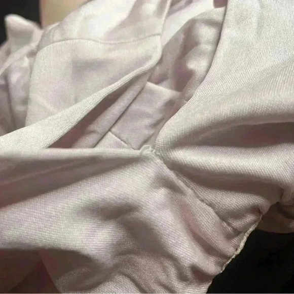 Vintage 70s Lilli Diamond Pink Gown Long Sleeve Embroidered Maxi Dress Small - Picture 9 of 13